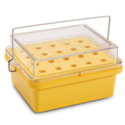 Specimen Transport Coolers -20°C for Reagents, Enzymes and Temperature Sensitive Samples 20°C 12-Place (3x4) for 1.5mL Tubes -20°C 32-Place (4x8) for 1.5mL Tubes 20°C 20-Place (4x5) for 1.5mL Tube -20°C 32-Place (4x8) for 1.5mL Tubes with Gel Filled Cover 20°C 96-Place (8x12) for 0.2mL PCR Tubes