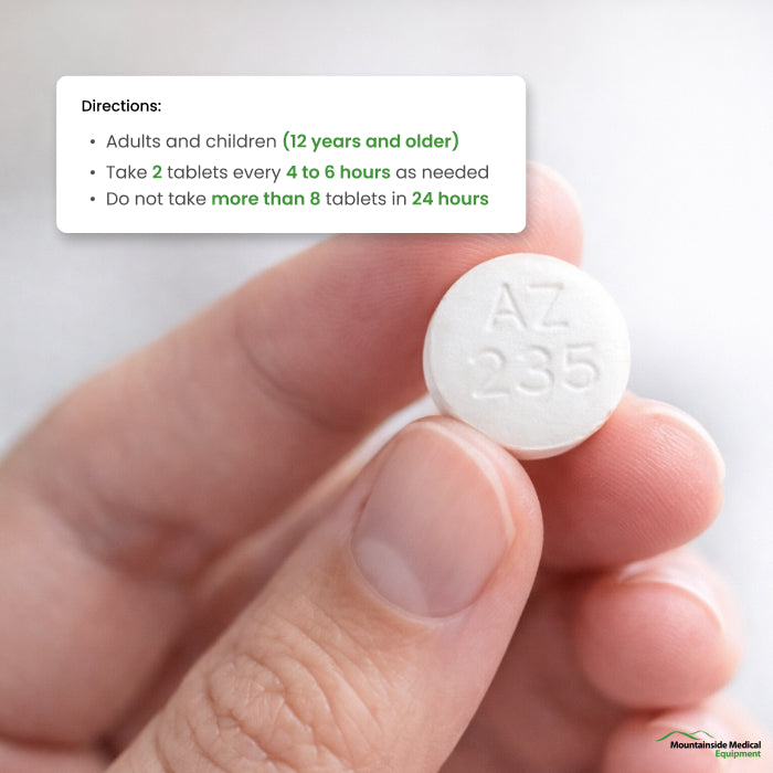 Acetaminophen Extra-Strength 500 mg Unit Dose Tablets 250 x 2's