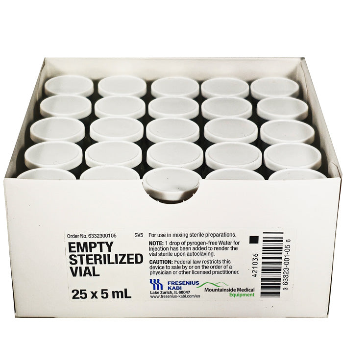 Sterile 5 mL Vials: For Medications & Lab Samples — Mountainside Medical