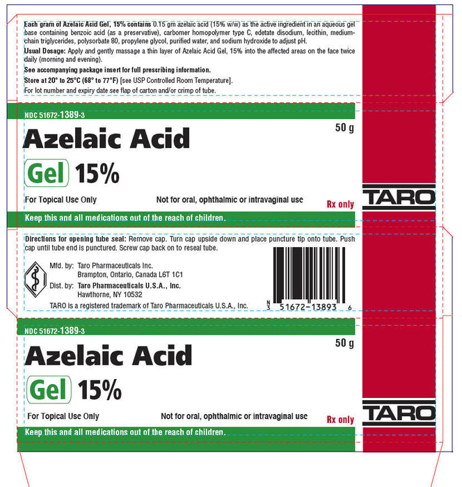 Azelaic Acid Gel Label 51672-1389-03