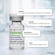Hylenex Injection 150 Unit Dose SINGLE VIAL (Rx) *Refrigerated Item*