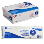 Conforming Stretch Gauze Bandage Rolls for secure wound care, promoting healing and medical comfort.
