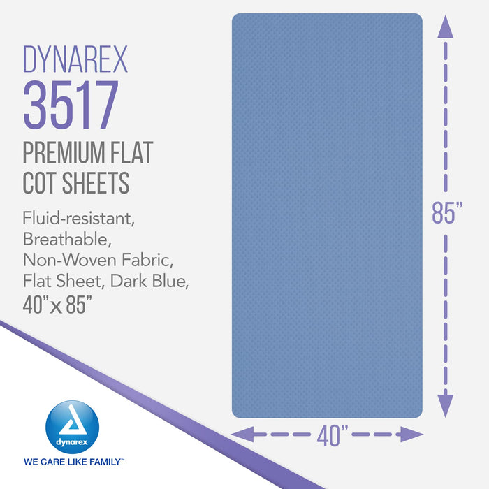 Cot Sheets, 50/Case, Dynarex