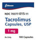 Tacrolimus Capsules 1 mg by Biocon Pharma 100 Count (RX)