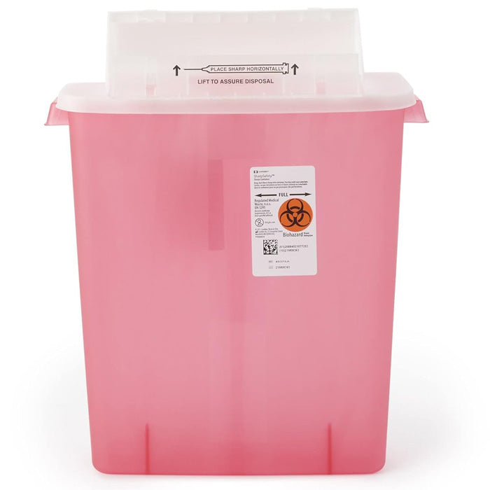 Sharps Container 3 Gallon Extra Large Red 8537SA