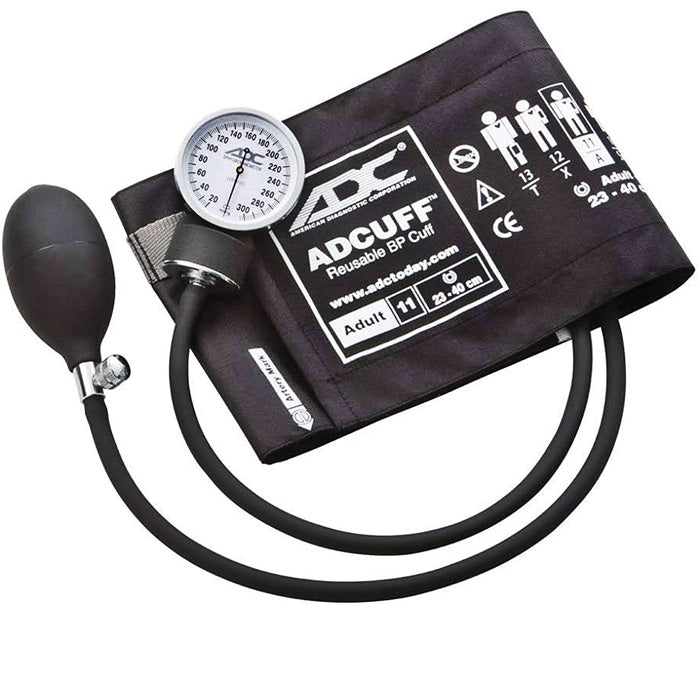 ADC Prosphyg 760 Series Aneroid Sphygmomanometer with Nylon Cuff and Soft Black Case