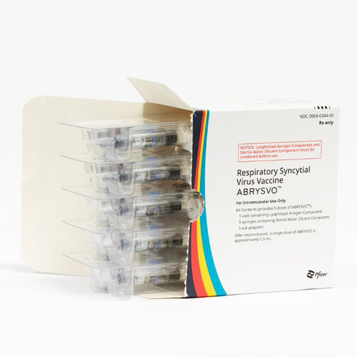 Shop for Abrysvo RSV Vaccine (Respiratory Syncytial Virus Vaccine) 0.5 mL Kit x 5/Box **Refrigerated Item used for RSV Vaccine