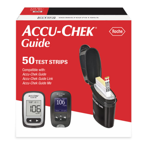 Accu-Chek Guide Blood Glucose Test Strips 50 Count by Roche Diabetes Care