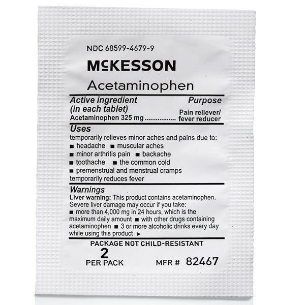 Acetaminophen 325 mg Unit Dose Packet