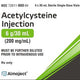 Acetylcysteine for Injection 6 g/30 mL Single-Dose Vial 30 mL x 4/Pack by Almaject (RX)