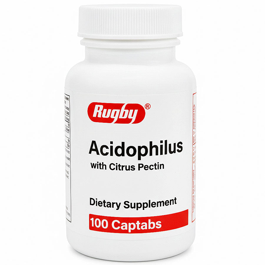Acidophilus Probiotic with Citrus Pectin Supplement 100 Captabs