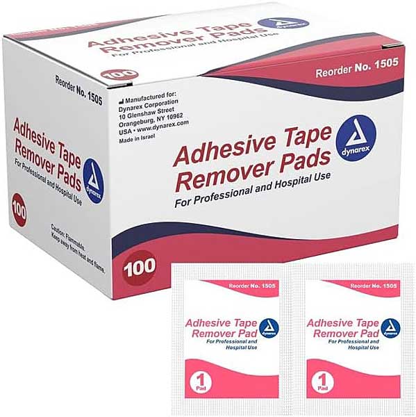 Adhesive Tape Remover Pads