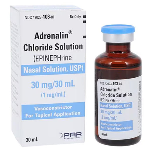 Treatment of Allergic Reactions | Adrenalin Chloride Solution Epinephrine Nasal Solution Vial 30mL (Rx)