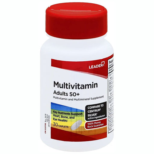Adult 50+ Multivitamin and Multimineral Supplement Caplets