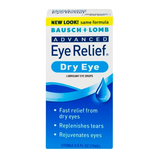 Bausch & Lomb Advanced Eye Relief Dry Eye Lubricant Eye Drops.