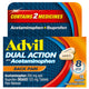 Advil Dual Action Tablets Ibuprofen with Acetaminophen Per Dose for 8 Hours Relief, 18/Bottle