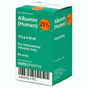 Albumin 25% Human Injection Solution, Plasma Volume Expander by Octapharma 50 mL (Rx) Default Title