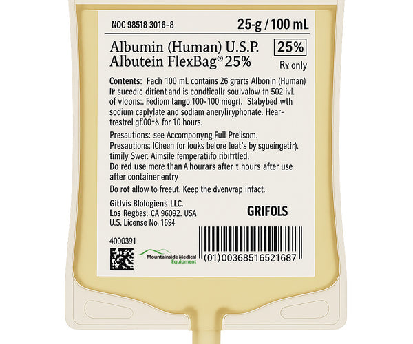 Albutein 25% Albumin Flexbag IV Bag – Blood Volume Expander ...