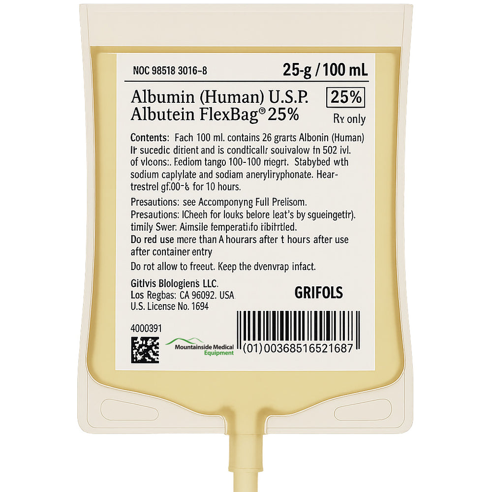 Albutein 25% Human Albumin Flexbag IV Bag