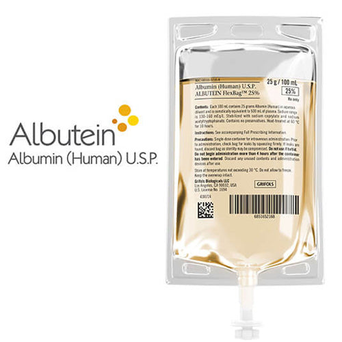 Albutein 5% (Human) Flexbag IV Bag Solution 250 mL