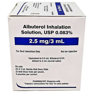 Albuterol | Albuterol Nebulizer Solution 0.83% | Mountainside Medical