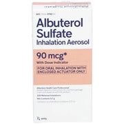 Albuterol Sulfate Inhaler 90 mcg Aerosol by Hikma