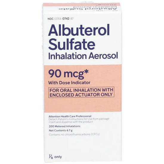 Albuterol Sulfate Inhaler 90 mcg Aerosol by Hikma