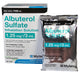 Albuterol Sulfate for Inhalation 1.25 mg Ampules by Mylan 3 mL x 25/Box (Rx)