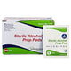 Alcohol Prep Pads Sterile, (Alcohol Pads) Large Size Swabs by Dynarex 100/Box