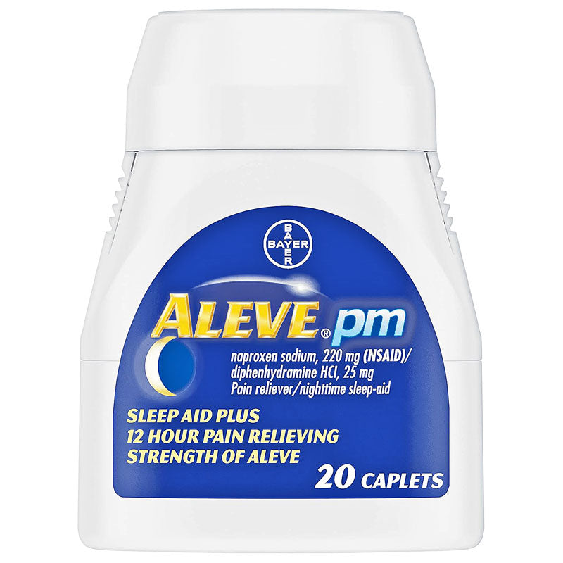 Aleve PM Nighttime Sleep-Aid Plus 12-Hour Pain Reliever 20 Count