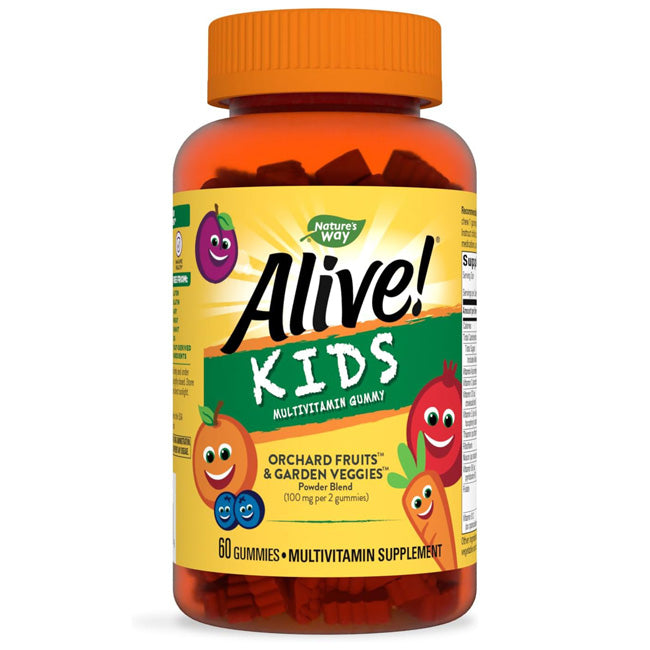 glutathione supplements for kids Alive Kids Multivitamin Gummy with Cherry, Orange, and Grape Flavors, — Mountainside Medical