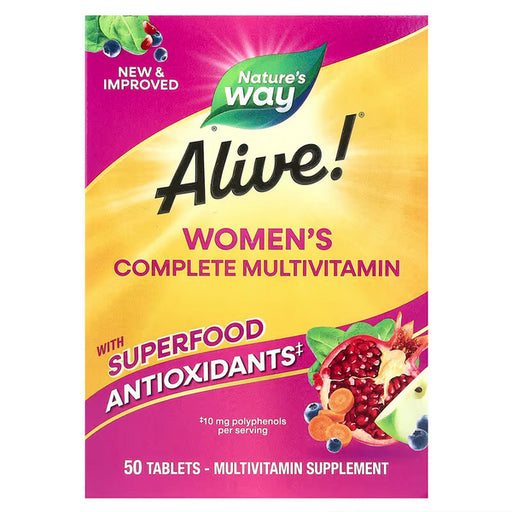 Alive Women's Energy Complete Multivitamin Tablets Natures Way