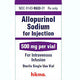 Allopurinol Sodium Injection 500 mg, Single-Use Vial, Sterile (RX)