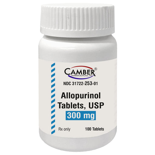 Allopurinol Tablets 300 mg, by Camber Pharma