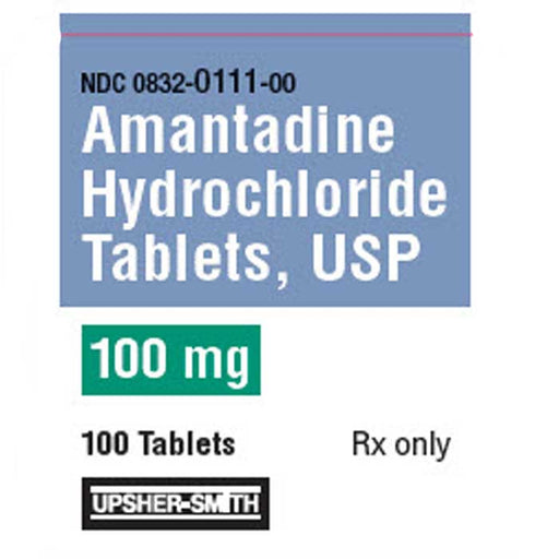 Amantadine Hydrochloride 100mg Tablets 100 Count (Rx) Default Title