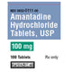 Amantadine Hydrochloride 100mg Tablets 100 Count (Rx)