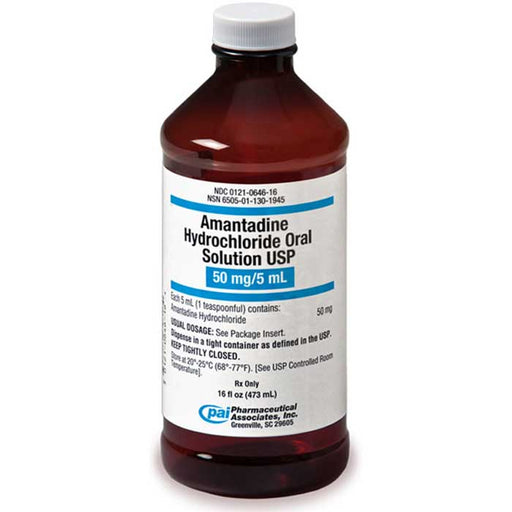 Amantadine Hydrochloride Oral Solution 50mg/5 mL 16 oz