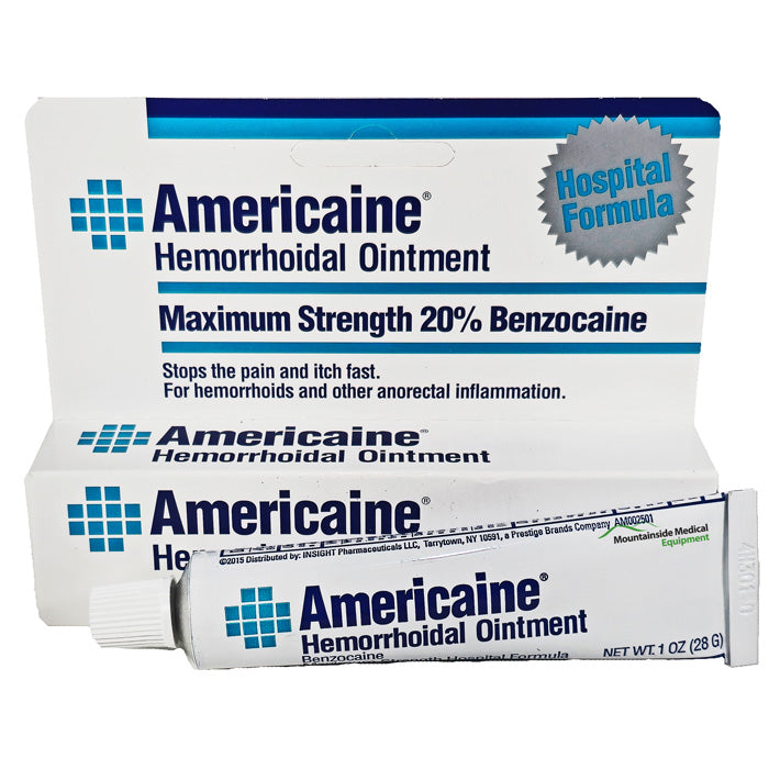 Americaine Hemorrhoidal Ointment: Fast Pain Relief — Mountainside Medical