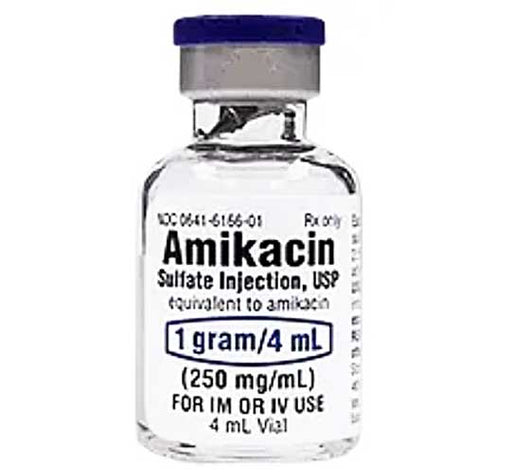 Amikacin Sulfate Injection 250 mg/mL Single Dose Vials 4 mL x 10/Box Hikma Injectables