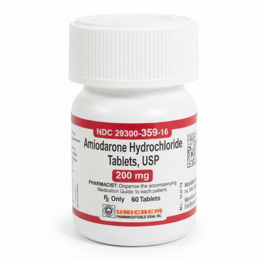 Amiodarone Hydrochloride Tablets 200 mg Unichem Pharmaceutical