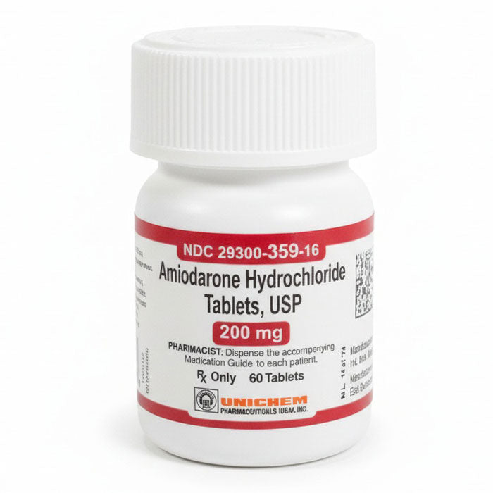 Amiodarone Hydrochloride Tablets 200 mg Unichem Pharmaceutical
