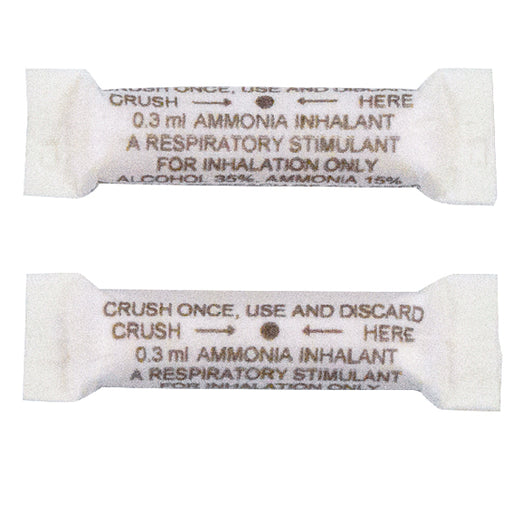 Ammonia Inhalants - Smelling Salts for immediate alertness and respiratory stimulation during workouts.