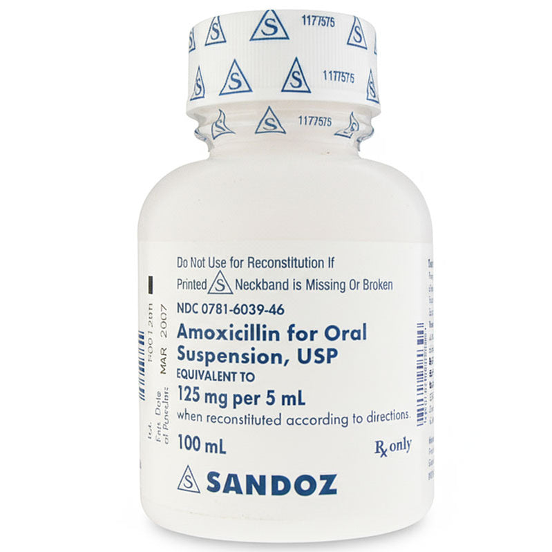Amoxicilin Rx Amoxicillin Oral Suspension Liquid 250mg/5mL (150 ml) (Rx ...