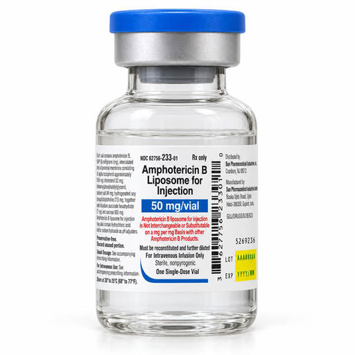 Amphotericin B Liposome 50 mg Per Vial SIngle-Dose Vial 50 mg by Sun Pharmaceutical