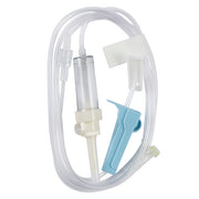 Amsino IV Administration Set 15 Drop, 78 Length, Slide Clamp, Roller Clamp, Y Site, Rotating Male Luer Lock Default Title