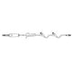 IV Administration Set 10 Drop, Non-Vented, Roller Clamp, (2) Needle-Free Y-Sites, Rotating Male Luer Lock, 105" Tubing
