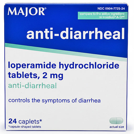 Anti-Diarrheal Relief Tablets 2 mg by Major Pharmaceutical