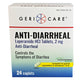 Anti-Diarrheal Relief Tablets Loperamide 2 mg by Geri-Care 24 Caplets