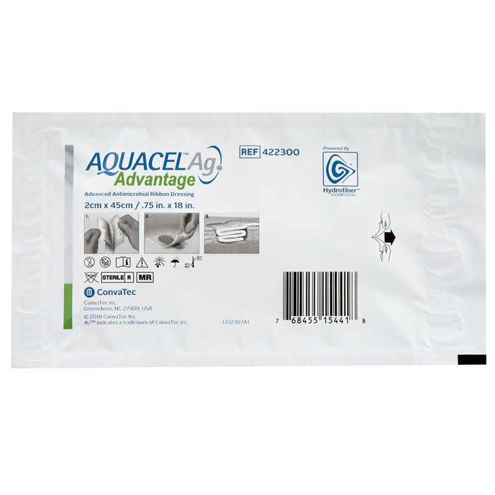 silver impregnated dressings for wounds AquaCel Ag Silver Dressing: Wound Care & Infection Aid