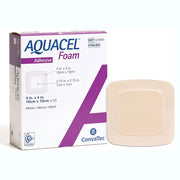 Box of Aquacel Adhesive Silicone Foam Dressing: Ensures optimal wound care, moisture retention, enhanced skin health, fast healing.